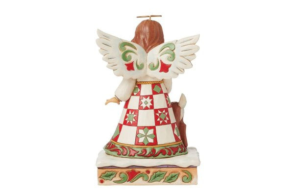 Heartwood Creek By Jim Shore Christmas Angel With Deer Figurine 6015532