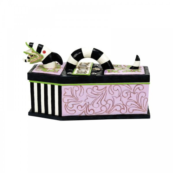 Beetlejuice By Jim Shore Sandworm Coffin Trinket Box 6016178