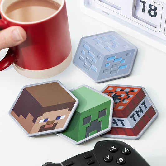 Minecraft Metal Coasters By Paladone