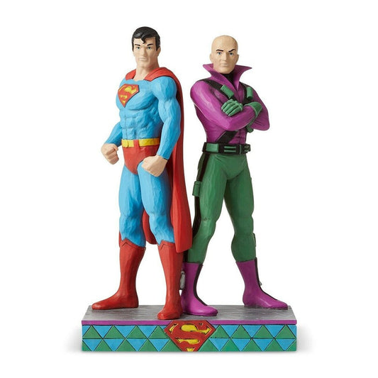 DC Superman and Lex Luthor Figurine By Jim Shore