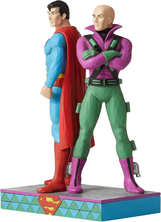 DC Superman and Lex Luthor Figurine By Jim Shore