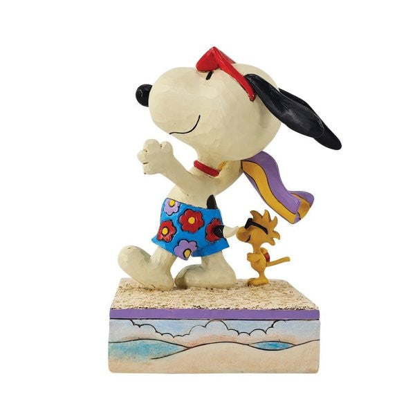 Snoopy and Woodstock On The Beach Peanuts Figurine 6014338