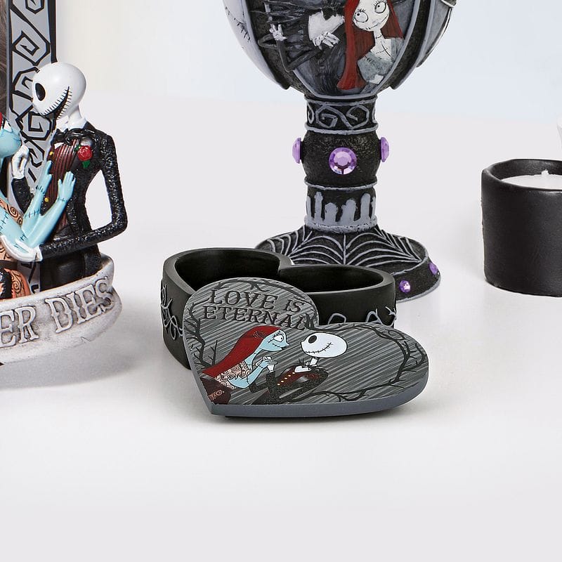 Disney Showcase Jack and Sally Nightmare Before Christmas NBC Trinket Box