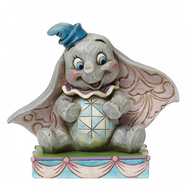 Disney Traditions Dumbo baby circus elephant sitting Figurine