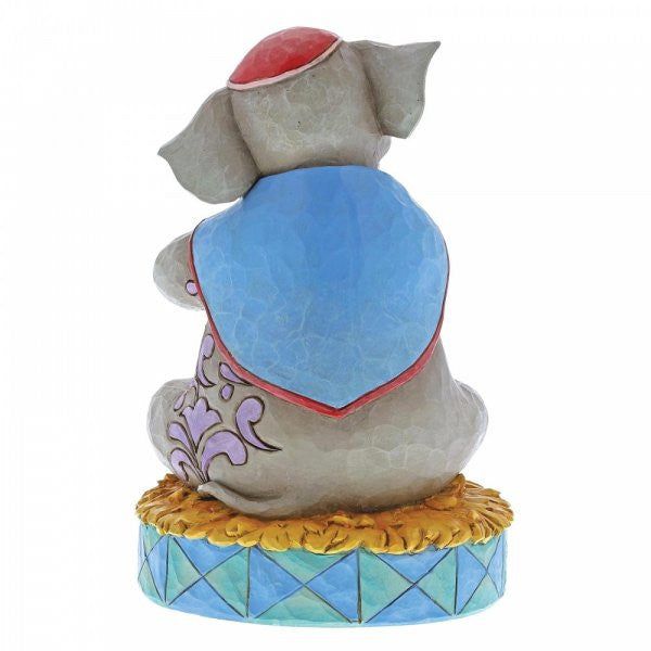 Disney Traditions Mrs Jumbo (Mother) holding Dumbo Elephant (Son) figurine.