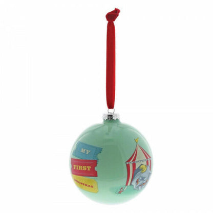 Disney Enchanting Dumbo 'Baby's First Christmas' Bauble