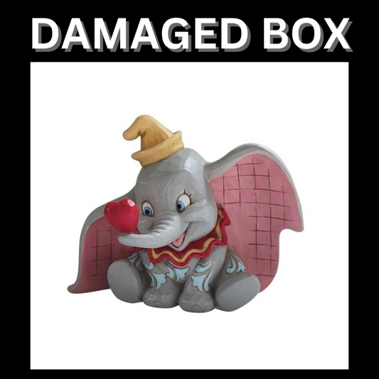 DAMAGED BOX - Disney Traditions Dumbo with Heart Figurine By Jim Shore