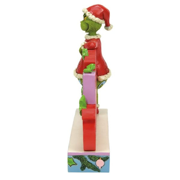 The Grinch Merry Grinch-mas Sign Figurine By Jim Shore 6015221