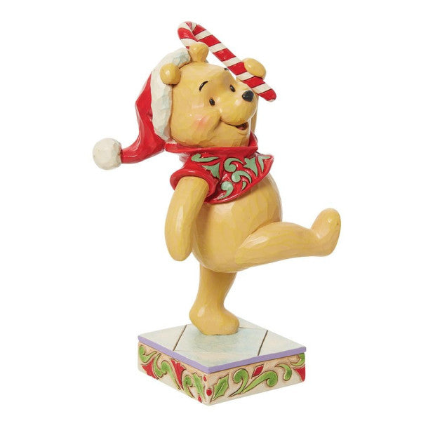 Disney Traditions Christmas Sweetie Winnie the Pooh Christmas Figurine by Jim Shore 6013062