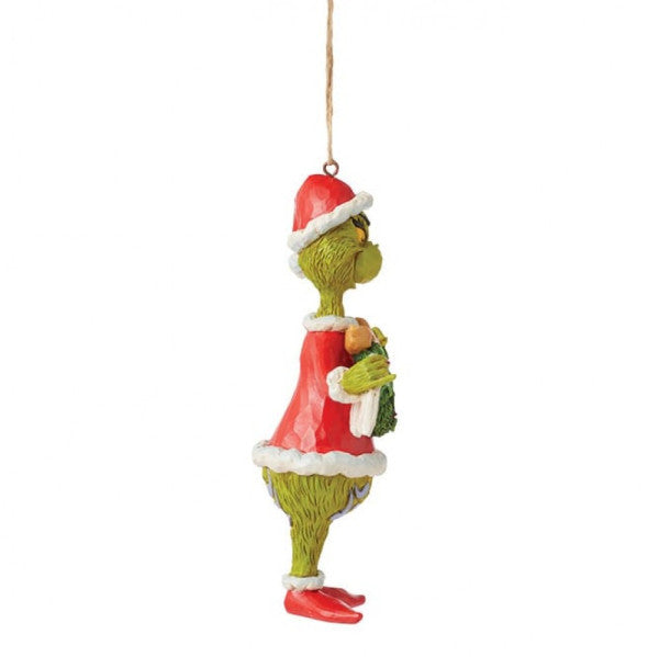 The Grinch Merry Christmas Banner Hanging Ornament By Jim Shore 6015226