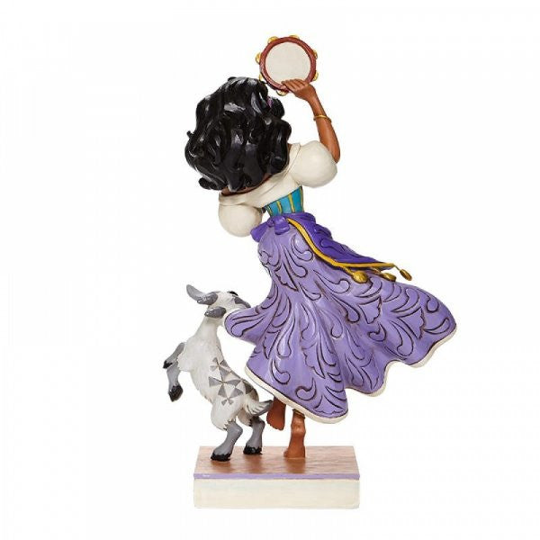 Disney Traditions Esmeralda & Djali (goat) from Hunchback of Notre dame dance figurine