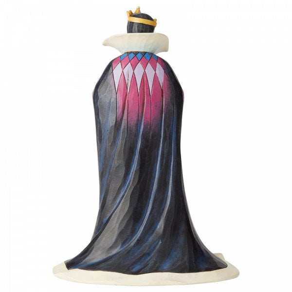 Disney Traditions Evil Queen from Snow White holds a pumpkin figurine