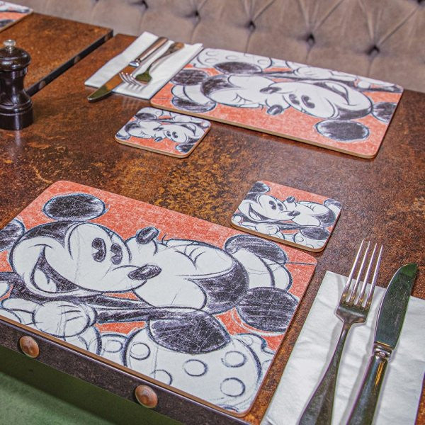 Disney Love in Many Flavours Mickey & Minnie Mouse Placemats Set of 4 A31826