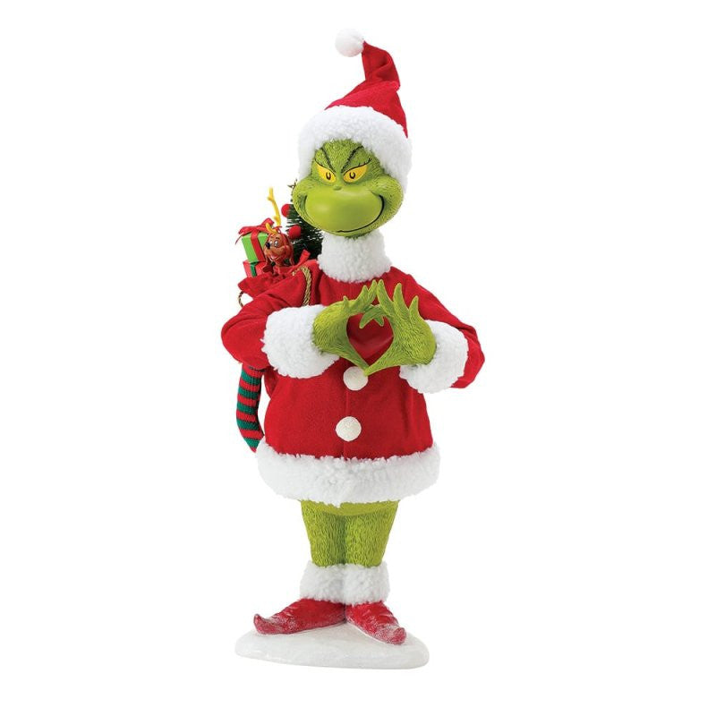 His Heart Grew (Talking Grinch Figurine) Possible Dreams by Department 56 Christmas Figurine 6016488