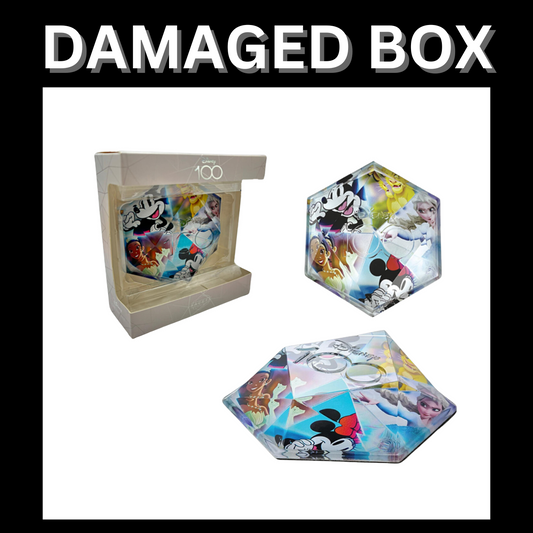 DAMAGED BOX - Disney Showcase Facets 100 Years Of Wonder Paper Weight