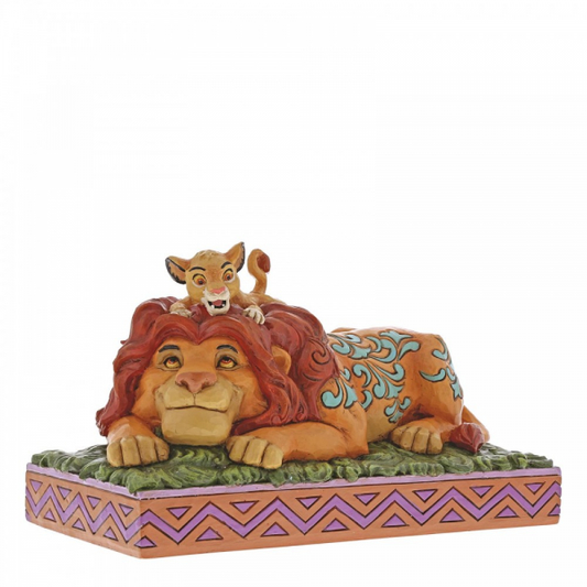 Disney Traditions Lion King Simba & Mufasa Figurine