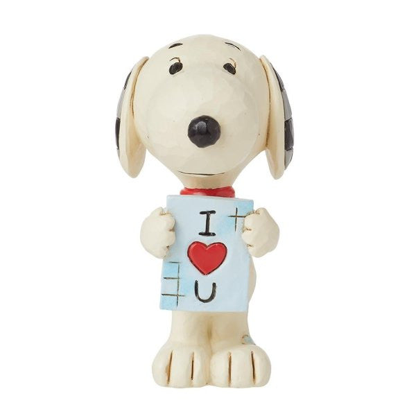 Snoopy 'I Love You' Mini Figurine Peanuts By Jim Shore 6016260