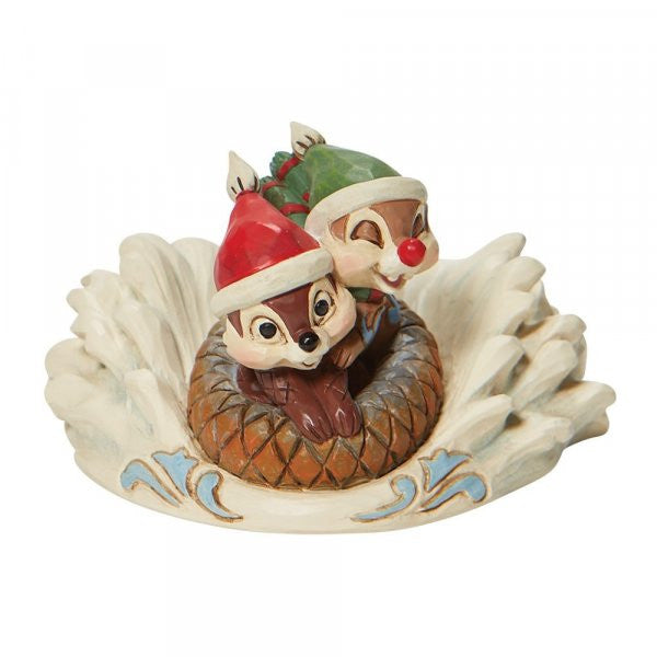 Disney Traditions Fun in the Snow - Chip & Dale Sledding Figurine By Jim Shore 6008975