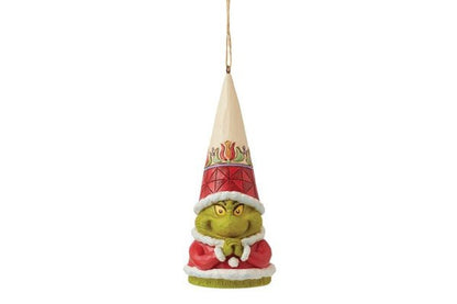 Grinch Gnome with Hands Clenched Hanging Ornament Figurine By Jim Shore 6012710