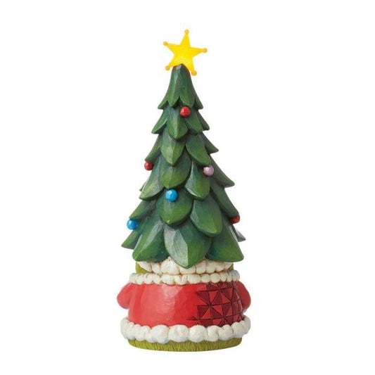 Grinch Gnome with Christmas Tree Hat Figurine By Jim Shore 6012703