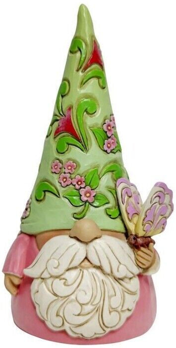 Heartwood Creek by Jim Shore Garden Guest Gnome With Butterfly Figurine