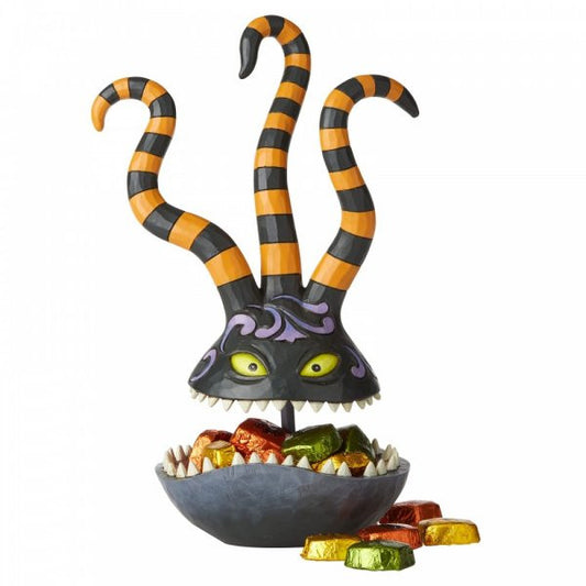 Disney Traditions Harlequin Demon from Nightmare Before Christmas as a candy dish figurine