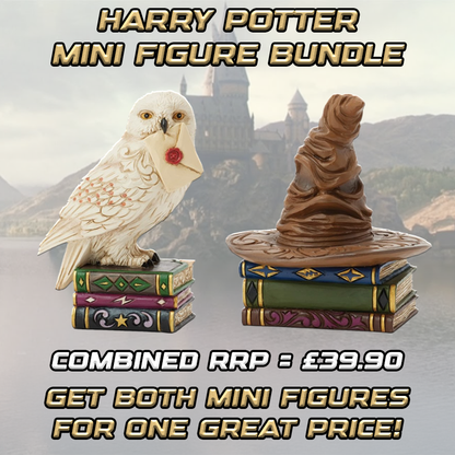 Harry Potter Mini Figure Bundle - Sorting Hat & Hedwig