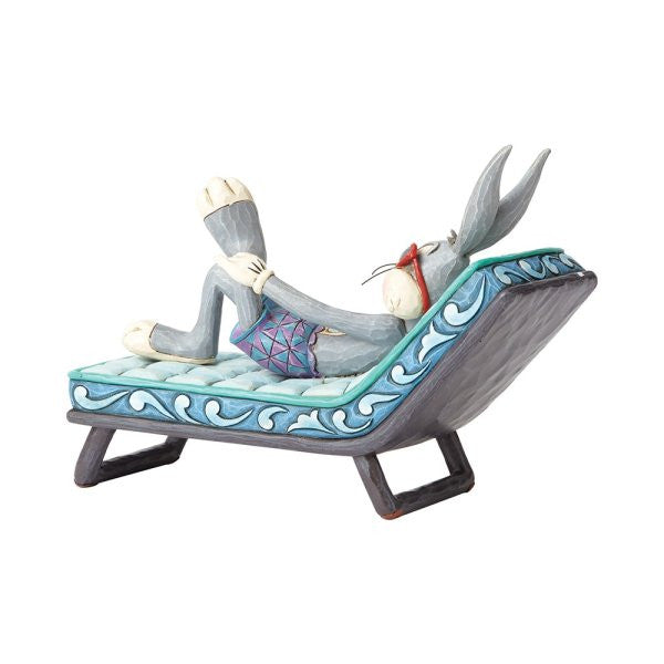 Looney Tunes Hollywood Hare (Bugs Bunny) Figurine By Jim Shore - Bugs Bunny on a deckchair