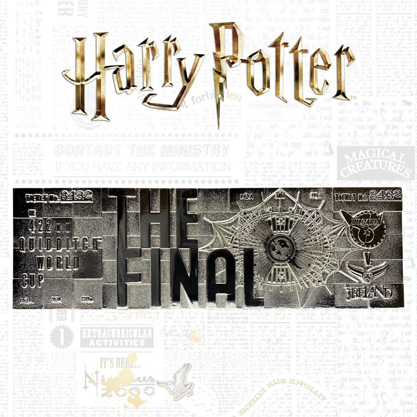 Harry Potter Quidditch Worldcup Final Replica Ticket