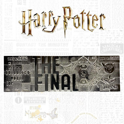 Harry Potter Quidditch Worldcup Final Replica Ticket
