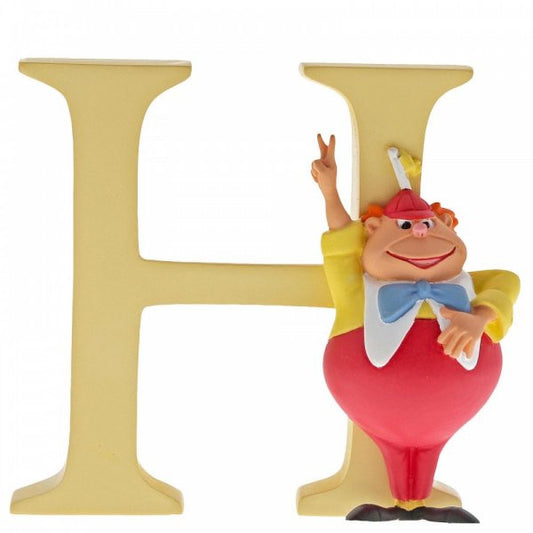 "H" Tweedle Dee Disney Enchanting Alphabet Letter figurine