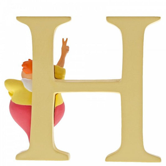 "H" Tweedle Dee Disney Enchanting Alphabet Letter figurine