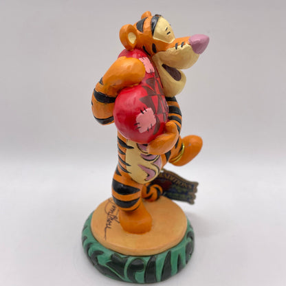 Disney Traditions Heartfelt Hug Tigger Holding Heart Figurine Signed by Jim Shore 6008073