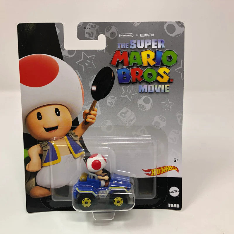 toad mario movie by hot wheels