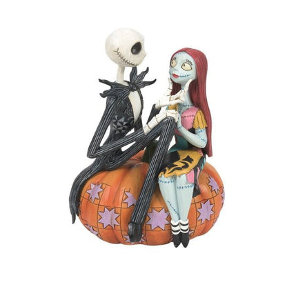 Disney Traditions Jack and Sally on a Pumpkin Figurine
6014358