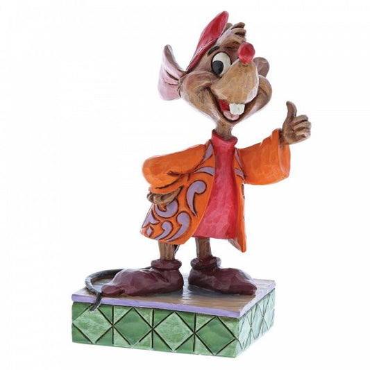 Disney Traditions Jaq, the mouse friend of Cinderella figurine