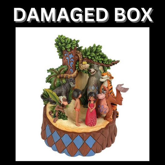 DAMAGED BOX - Disney Traditions Jungle Book Carved By Heart Figurine by Jim Shore