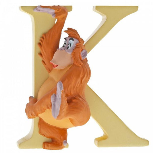 "K" King Louie Disney Enchanting Alphabet Letter