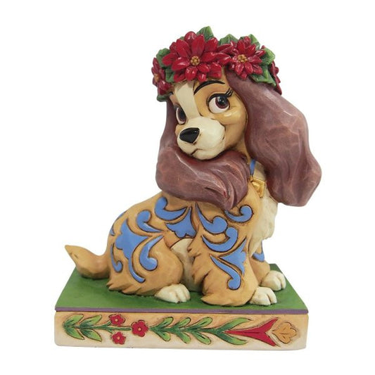 Disney Traditions Christmas Lady Personality Pose Figurine By Jim Shore