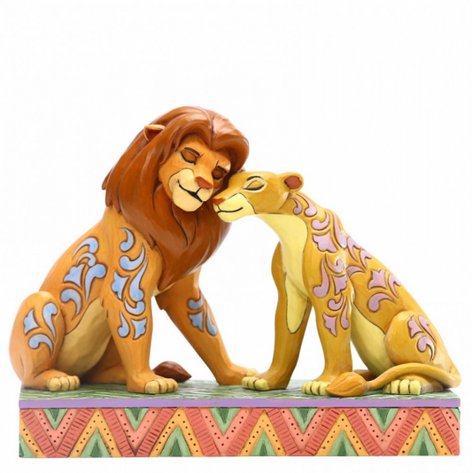 Disney Traditions Simba and Nala figurine
