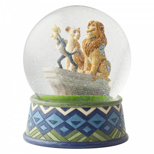 Disney Traditions The Lion King Waterball with Mufasa, Sarabi, Simba and Rafiki figurine