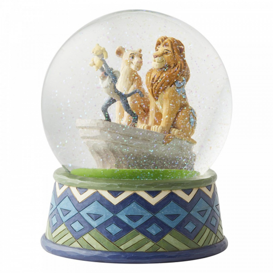 Disney Traditions The Lion King Waterball with Mufasa, Sarabi, Simba and Rafiki figurine