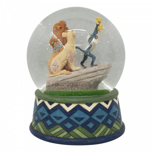 Disney Traditions The Lion King Waterball with Mufasa, Sarabi, Simba and Rafiki figurine