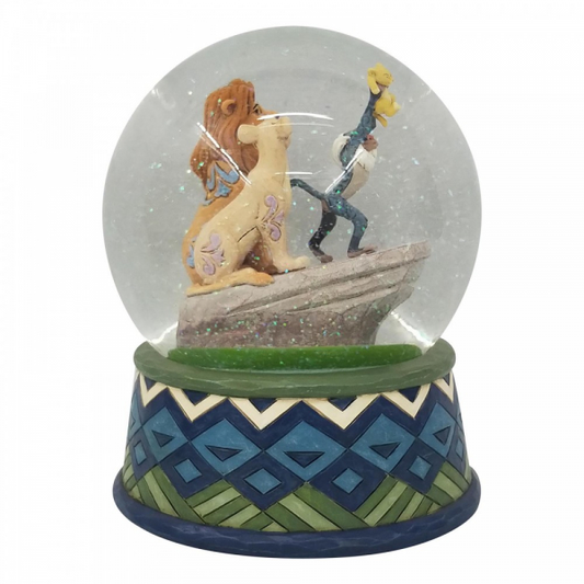Disney Traditions The Lion King Waterball with Mufasa, Sarabi, Simba and Rafiki figurine
