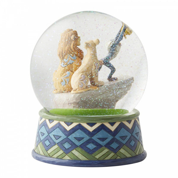 Disney Traditions The Lion King Waterball with Mufasa, Sarabi, Simba and Rafiki figurine