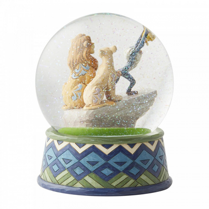 Disney Traditions The Lion King Waterball with Mufasa, Sarabi, Simba and Rafiki figurine