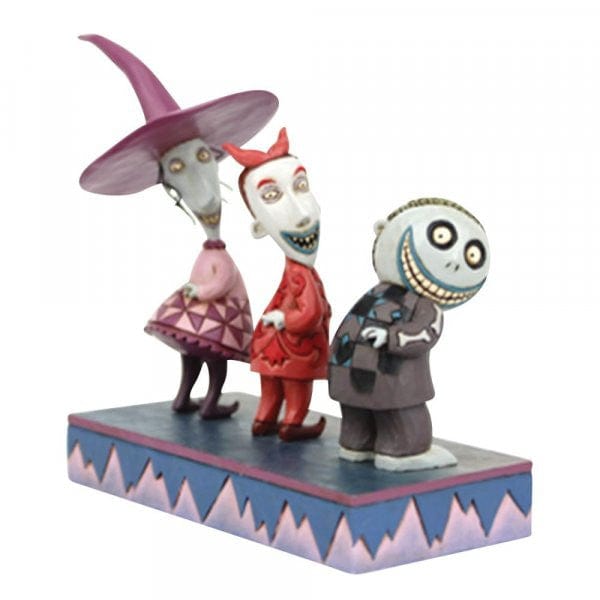Disney Traditions Lock, Shock & Barrel from Nightmare Before Christmas figurine
