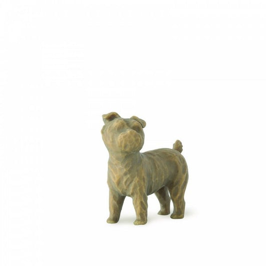 Willow Tree Love My Dog figurine showing a small dog standing up