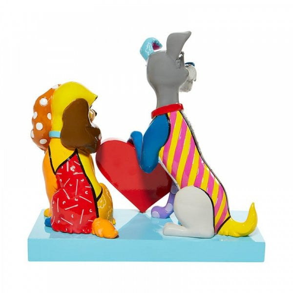 Disney Britto Lady & the Tramp Numbered Limited Edition 3000 Figurine 6008528