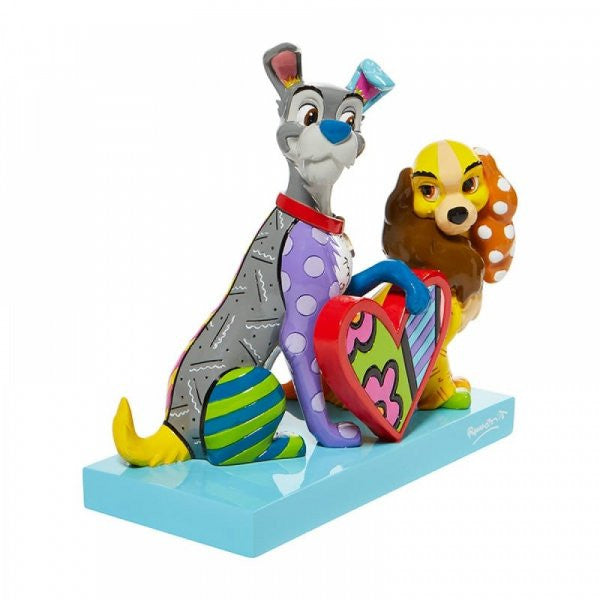 Disney Britto Lady & the Tramp Numbered Limited Edition 3000 Figurine 6008528